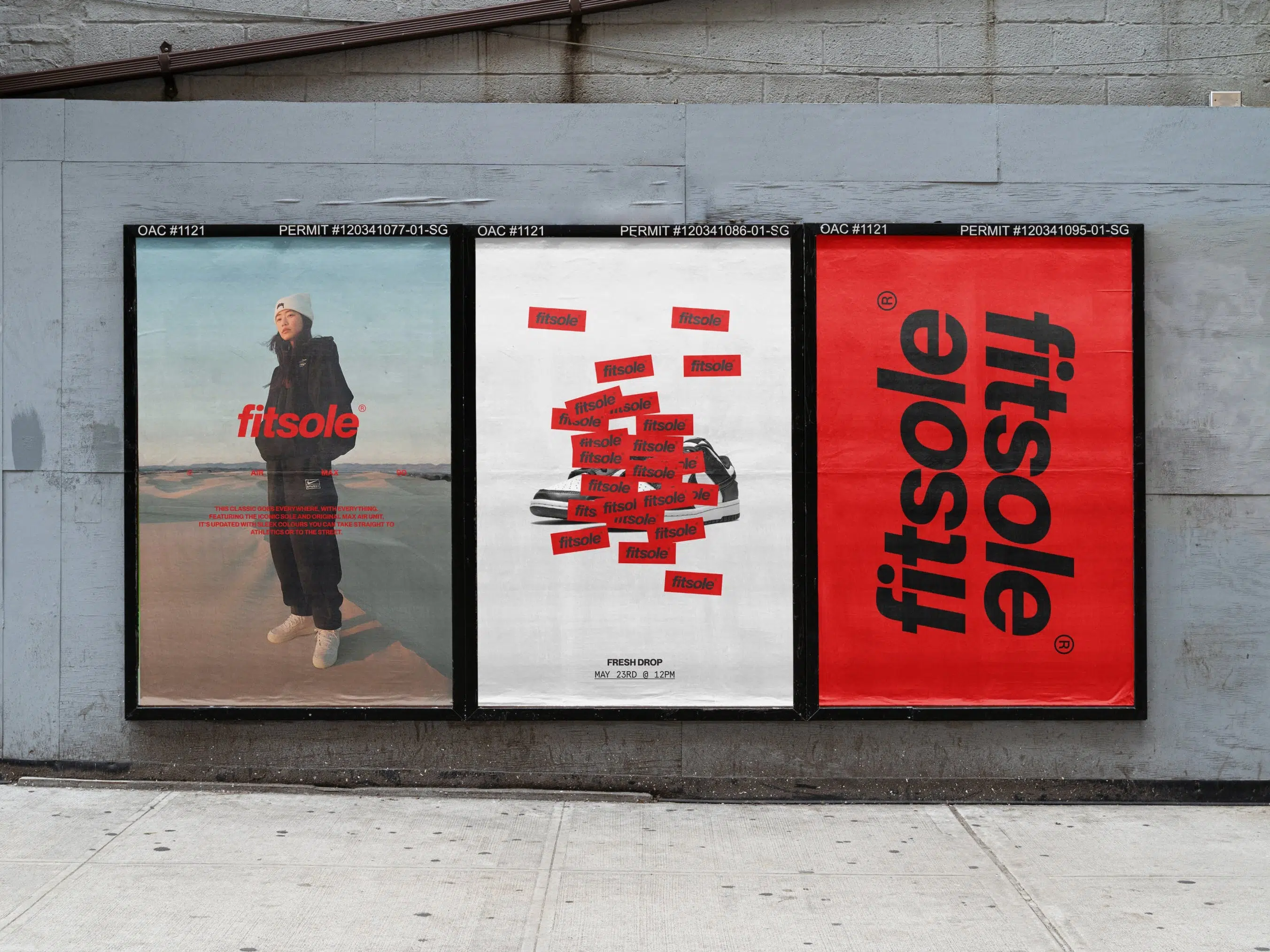 Fitsole Posters Mockup
